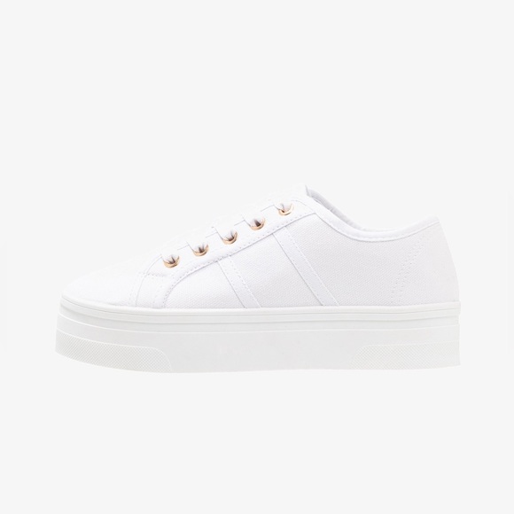 🤍BNWT White platform sneakers 6/37 RUBI - Picture 4 of 14